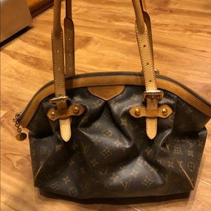 Authentic Louis Vuitton Tivoli Handbag GM-Monogram